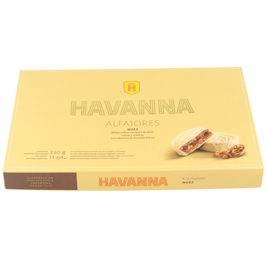 Alfajor nuez BOX (6 units)