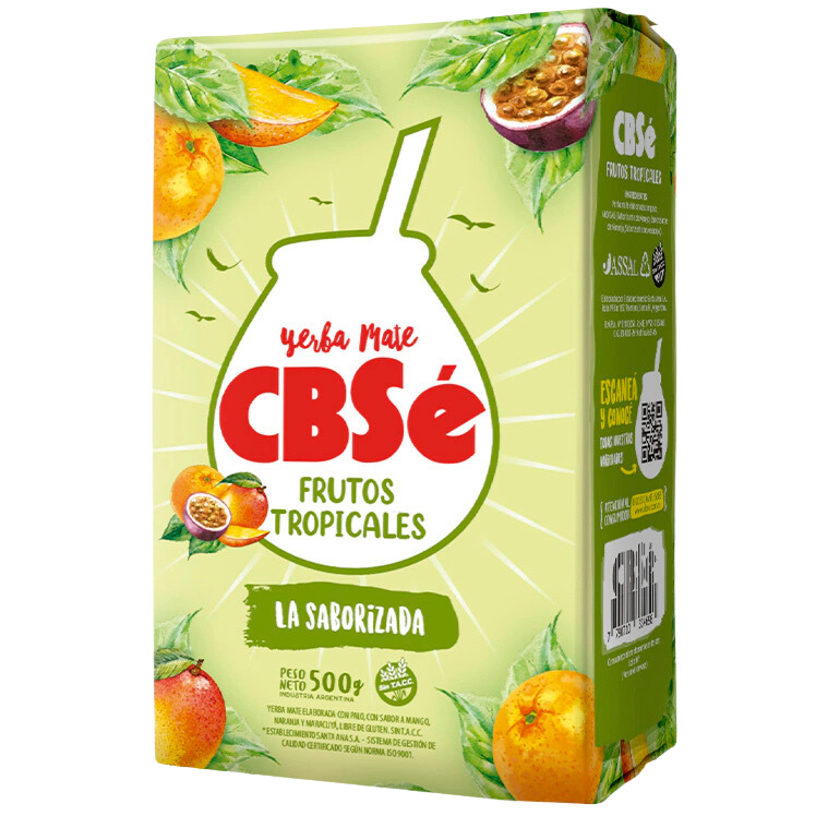 Yerba mate CBSé flavored Tropical Fruits 500 g
