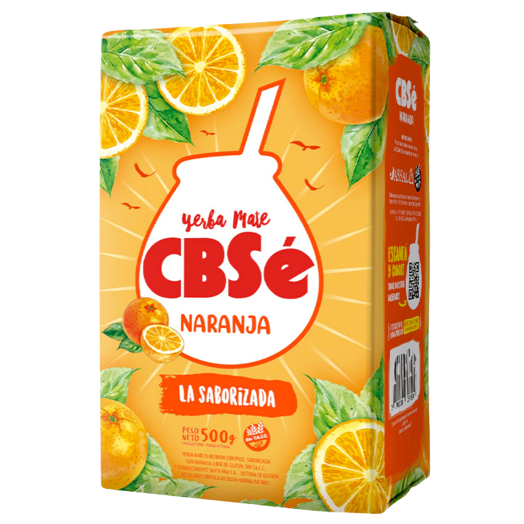 Yerba mate CBSé flavored Orange