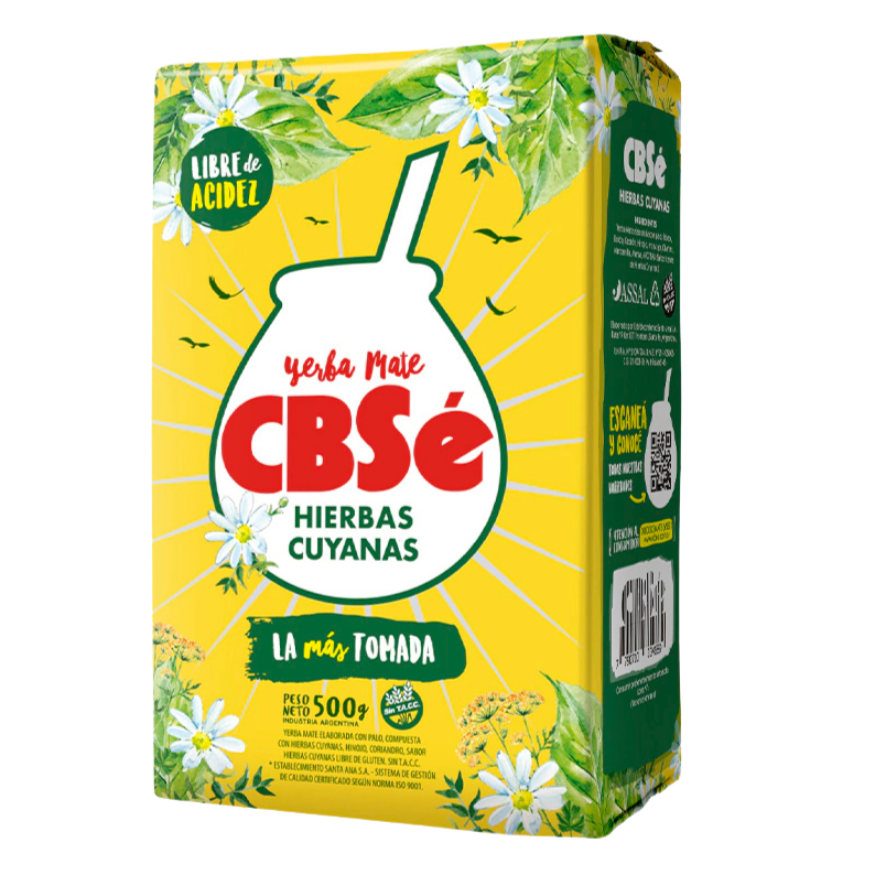 Yerba mate CBSé flavored Cuyo Herbs 500 g