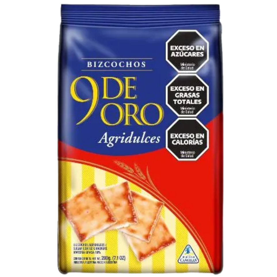Bizcochitos agridulces 9 de Oro
