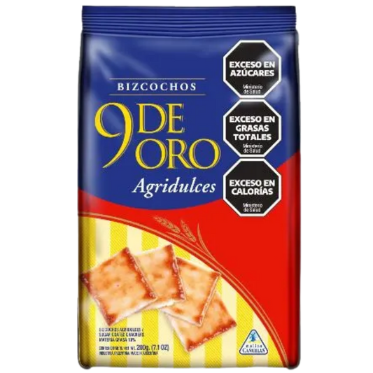 Bizcochitos agridulces 9 de Oro