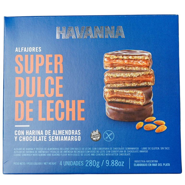 Alfajor super dulce de leche BOX (4 units)