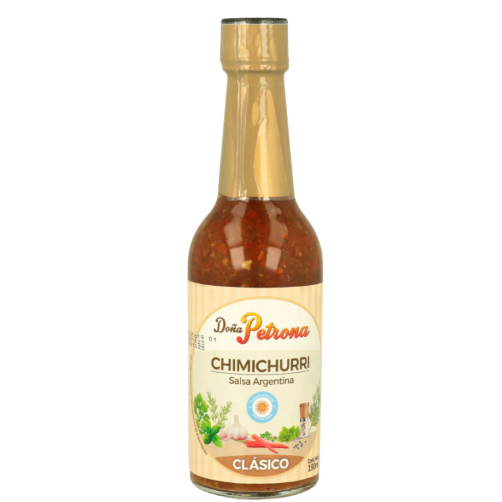 Doña Petrona classic chimichurri 190ml — Argentine herb sauce