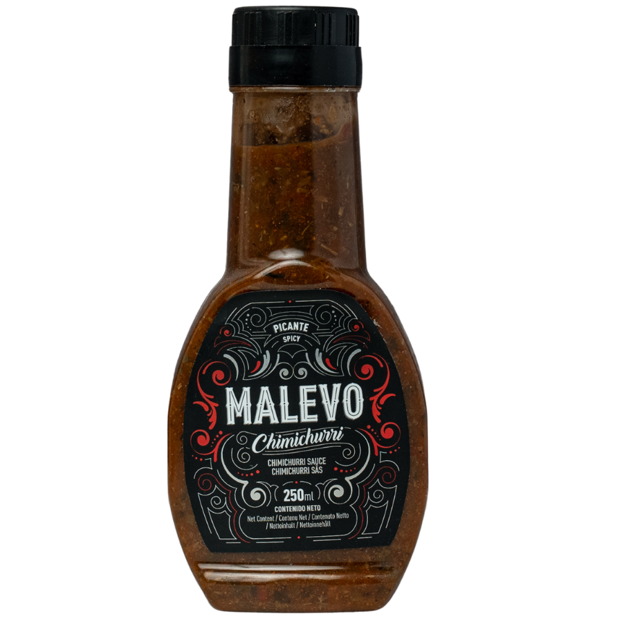 Malevo spicy chimichurri sauce 250ml — Argentine herb sauce