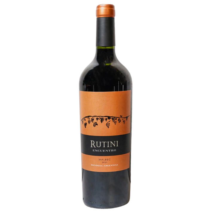 Rutini Encuentro Malbec 2021, Argentine red wine from Mendoza

