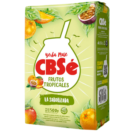 Yerba mate CBSé flavored Tropical Fruits 500 g
