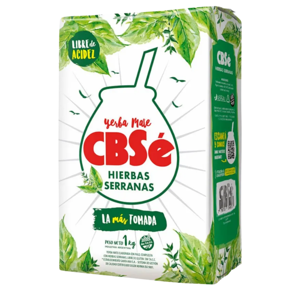 CBSé Hierbas Serranas Yerba Mate 1kg