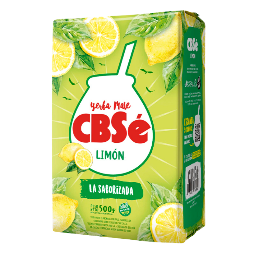 CBSé Yerba Mate Lemon, Argentine yerba mate blended with lemon peel

