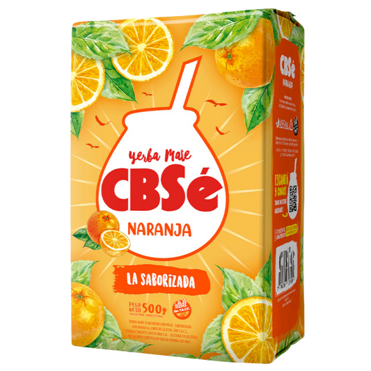 Yerba mate CBSé flavored Orange