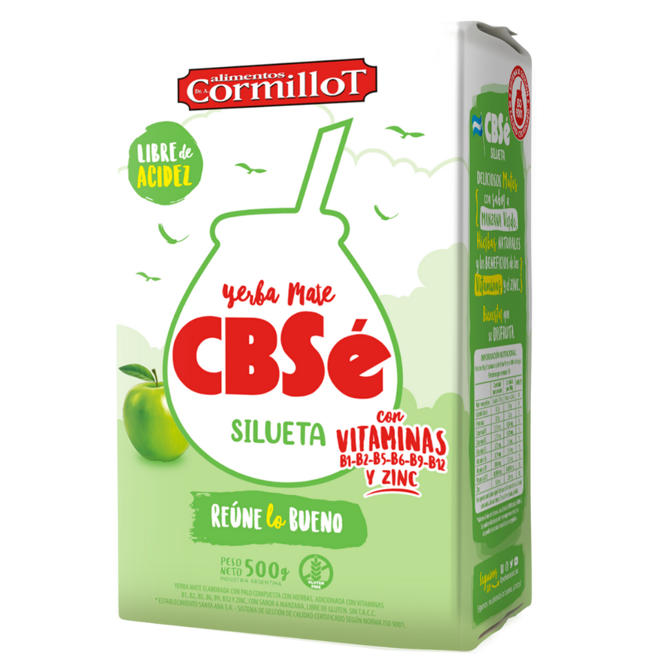Yerba mate CBSé flavored Silhouette 500 g