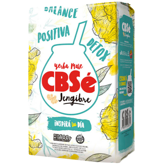 Yerba mate CBSé flavored ginger 500 g