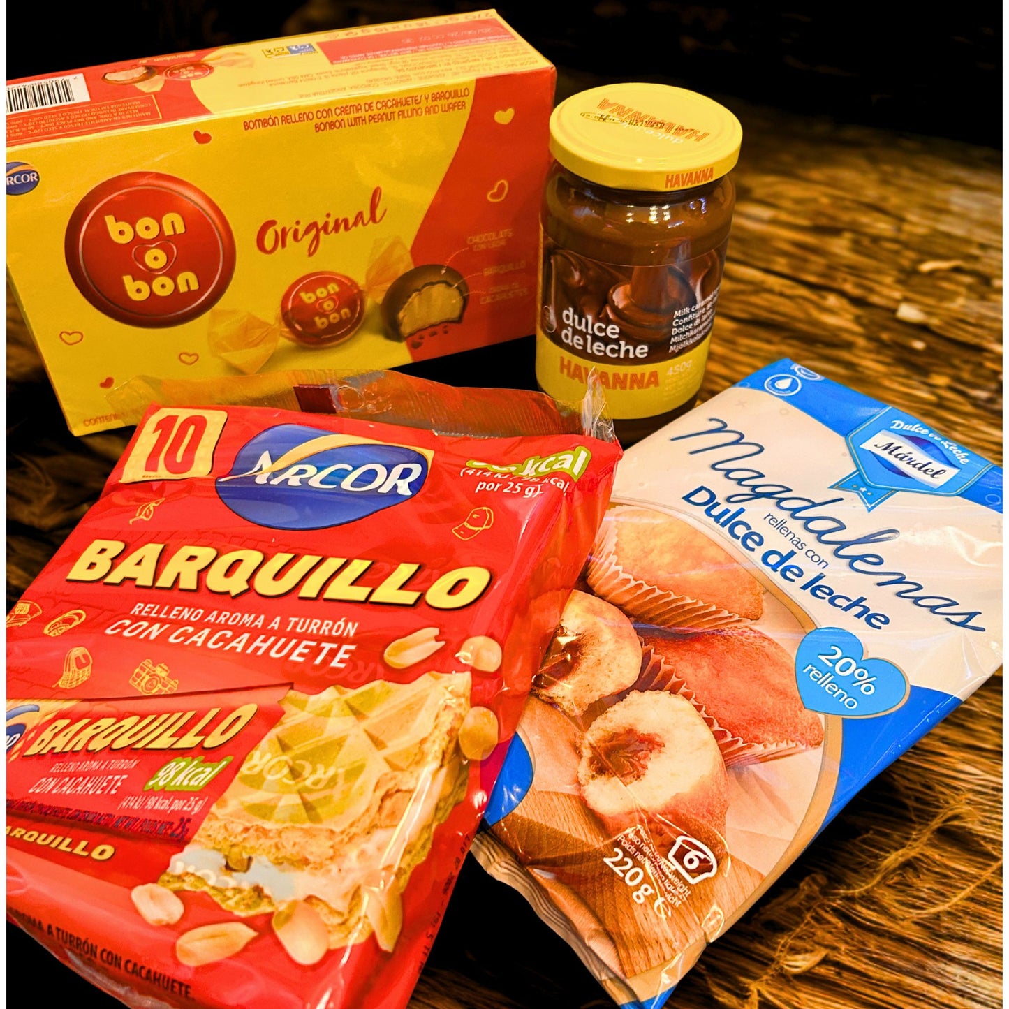 Sweet Merienda Argentina Pack · 4 Argentine Snacks Bundle