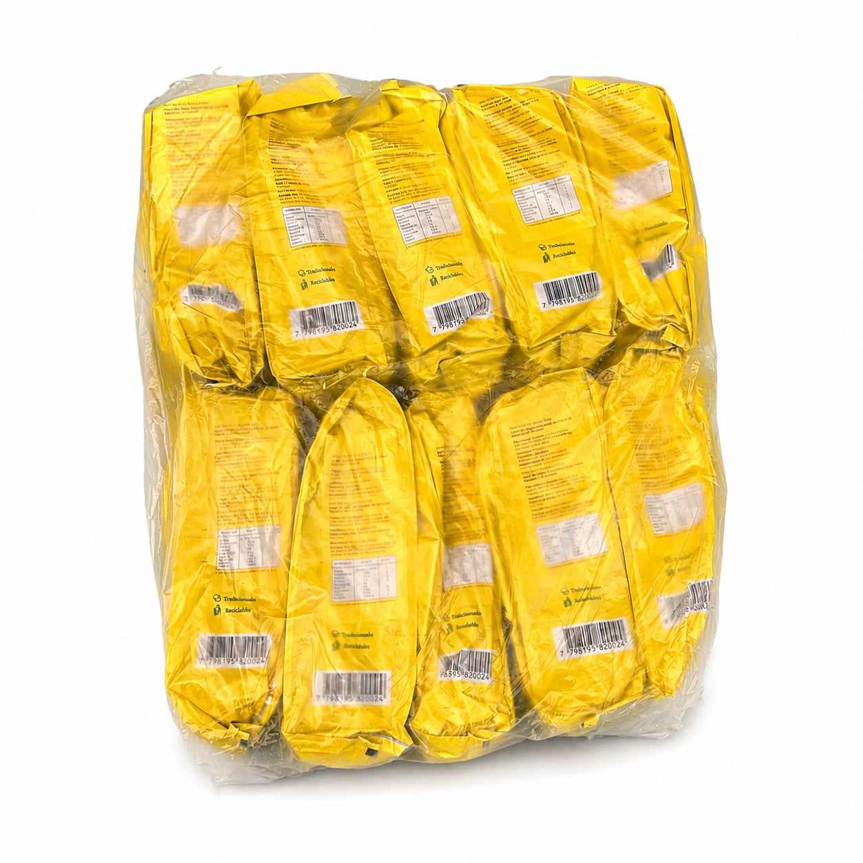 Bundle of 10 wrapped packs of Yerba Mate As de Bastos from Misiones, Argentina, 5kg total